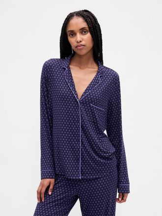 Modales Pyjama-Shirt