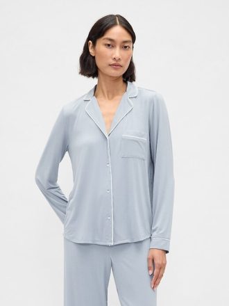 Modales Pyjama-Shirt