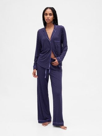 Modales Pyjama-Shirt