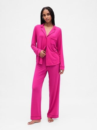 Modales Pyjama-Shirt