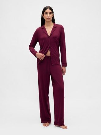 Modales Pyjama-Shirt