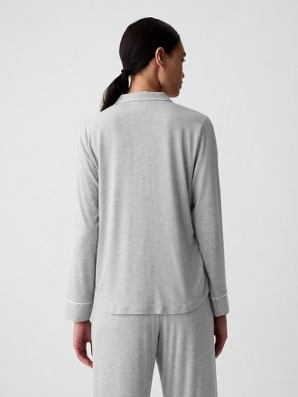 Modales Pyjama-Shirt