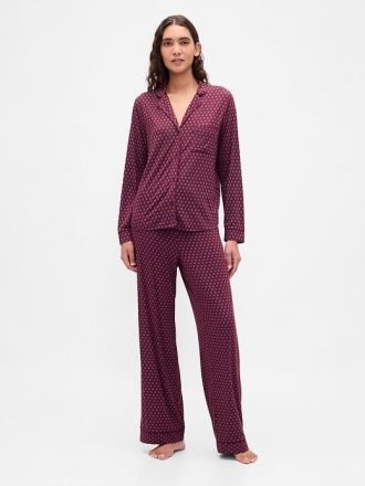 Modales Pyjama-Shirt