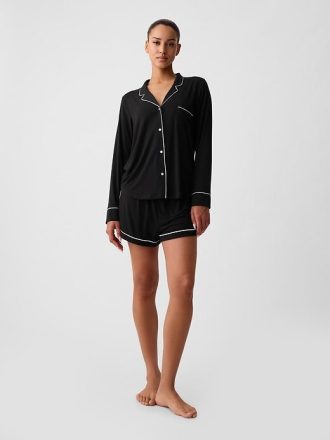 Modales Pyjama-Shirt