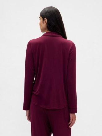 Modales Pyjama-Shirt