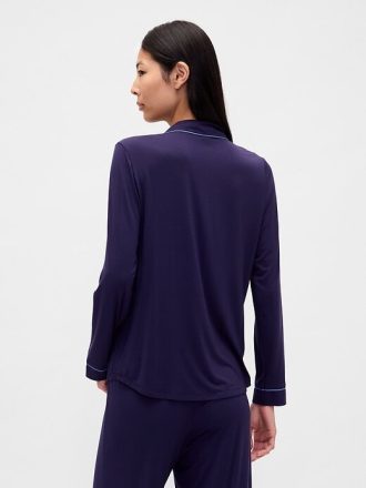Modales Pyjama-Shirt
