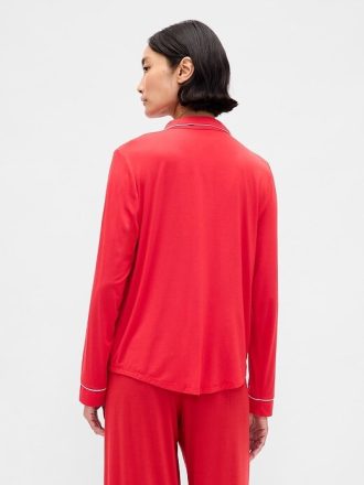 Modales Pyjama-Shirt