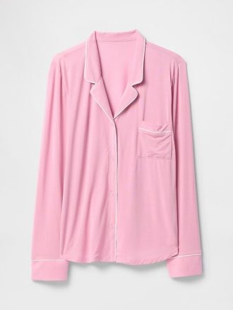 Modales Pyjama-Shirt