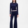 Moderne Pyjama-Leggings mit Umschlag