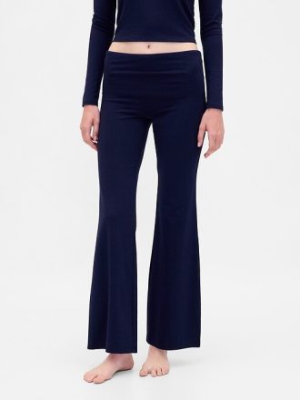 Moderne Pyjama-Leggings mit Umschlag