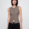 Moderne Rippstrickweste