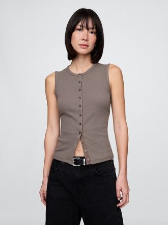 Moderne Rippstrickweste
