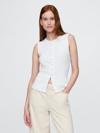 Moderne Rippstrickweste