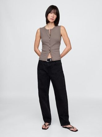 Moderne Rippstrickweste