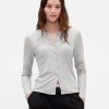 Moderner Rundhals-Cardigan