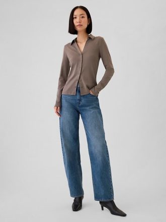 Modernes Button-Down-Hemd