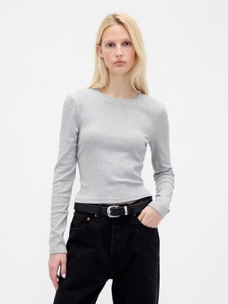 Modernes Crop-T-Shirt