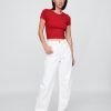 Modernes Crop-T-Shirt