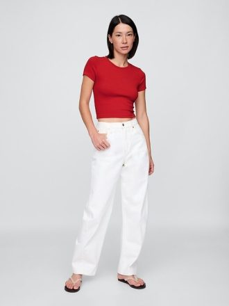 Modernes Crop-T-Shirt