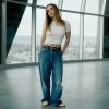 Modernes Crop-T-Shirt