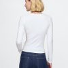Modernes, kompaktes Jersey-Crop-T-Shirt