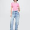 Modernes, kurzes Logo-T-Shirt Modernes, kurzes Logo-T-Shirt