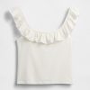 Modernes, kurzes Tanktop mit Rüschen Modernes, kurzes Tanktop mit Rüschen