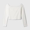 Modernes Off-Shoulder Crop T-Shirt