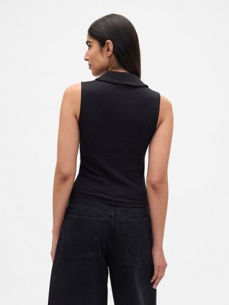 Modernes Polo Crop Tank Top