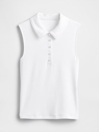 Modernes Polo Crop Tank Top