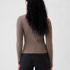 Modernes Ripp-Crop-T-Shirt
