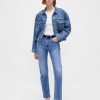 Modernes Ripp-Crop-T-Shirt