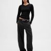 Modernes Ripp-Crop-T-Shirt