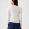 Modernes Ripp-Crop-T-Shirt
