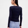 Modernes Ripp-Crop-T-Shirt