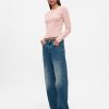 Modernes Ripp-Crop-T-Shirt