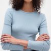 Modernes Ripp-Crop-T-Shirt