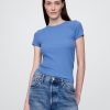 Modernes Ripp-T-Shirt