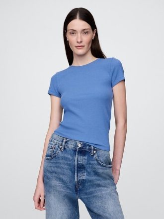 Modernes Ripp-T-Shirt