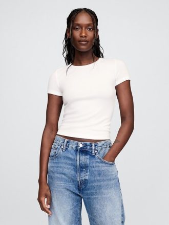 Modernes Ripp-T-Shirt