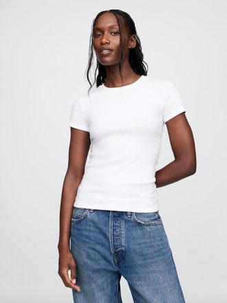 Modernes Ripp-T-Shirt