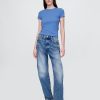 Modernes Ripp-T-Shirt