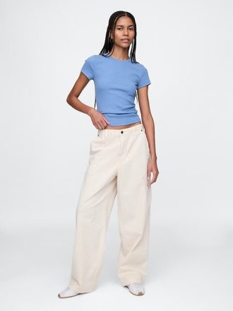 Modernes Ripp-T-Shirt