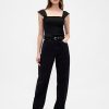Modernes Rippen-Flatter-Tanktop