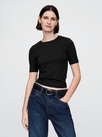 Modernes T-Shirt mit Rundhalsausschnitt