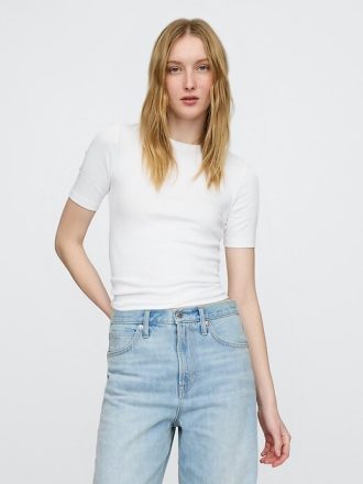 Modernes T-Shirt mit Rundhalsausschnitt