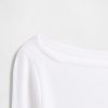 Modernes T-Shirt mit U-Boot-Ausschnitt