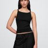 Modernes Tanktop mit Schürzenkragen Modernes Tanktop mit Schürzenkragen