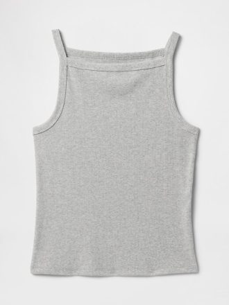 Modernes Tanktop mit Schürzenkragen