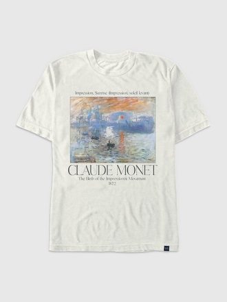 Monet Sonnenaufgang Grafik T-Shirt